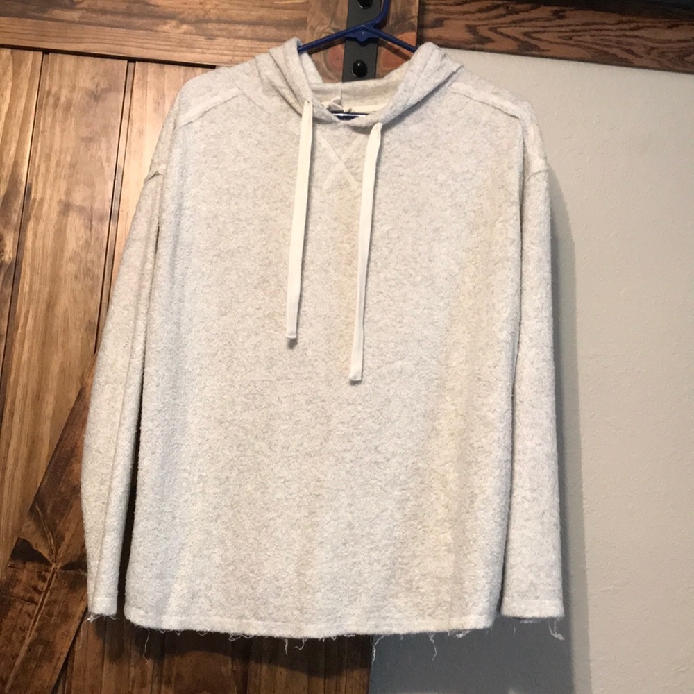 White Crow hoodie with braided back